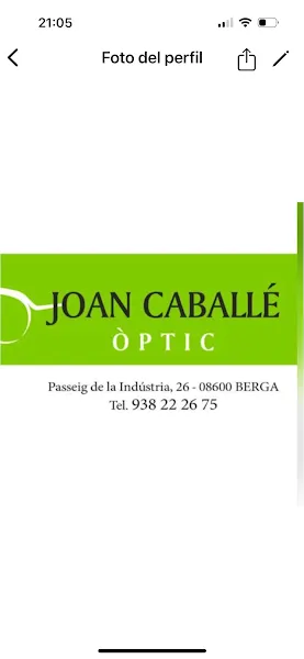 Òptica Joan Caballé - Berga
