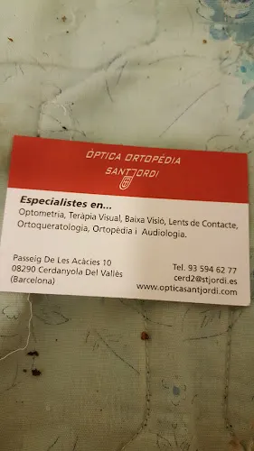 Óptica Ortopedia Sant Jordi